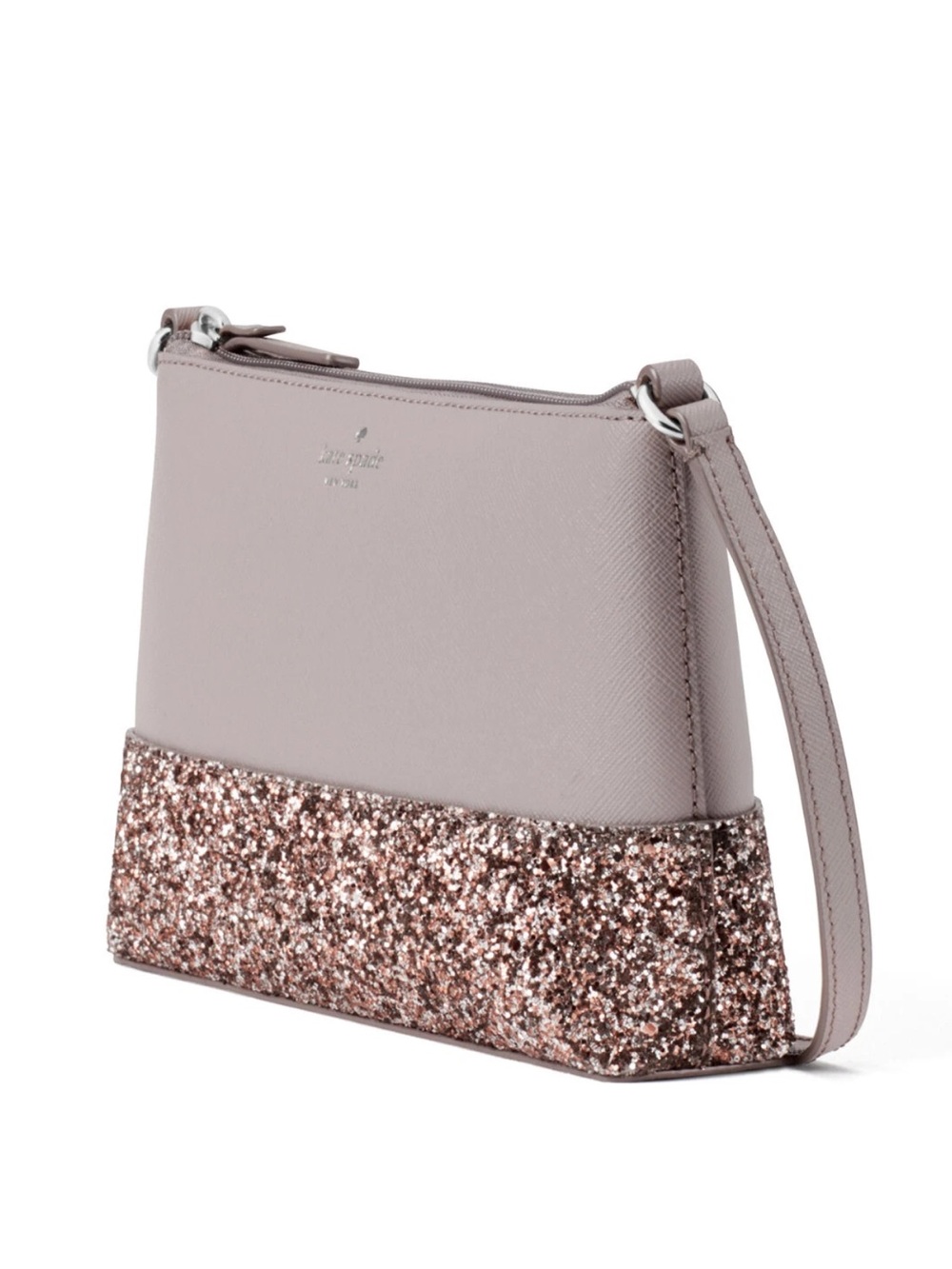 kate spade Greta Court Ramey Glitter Saffiano Crossbody - Picture 3 of 12